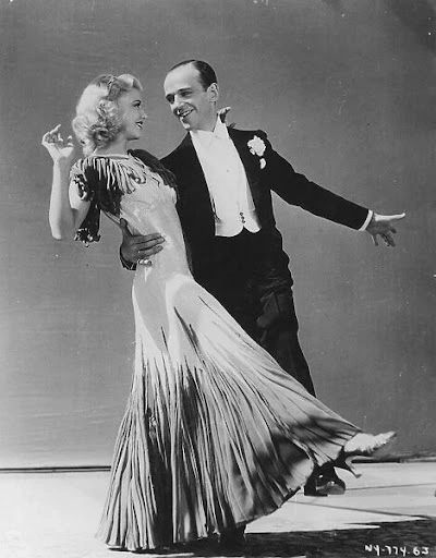 Fred Astaire dancing with Ginger Rogers