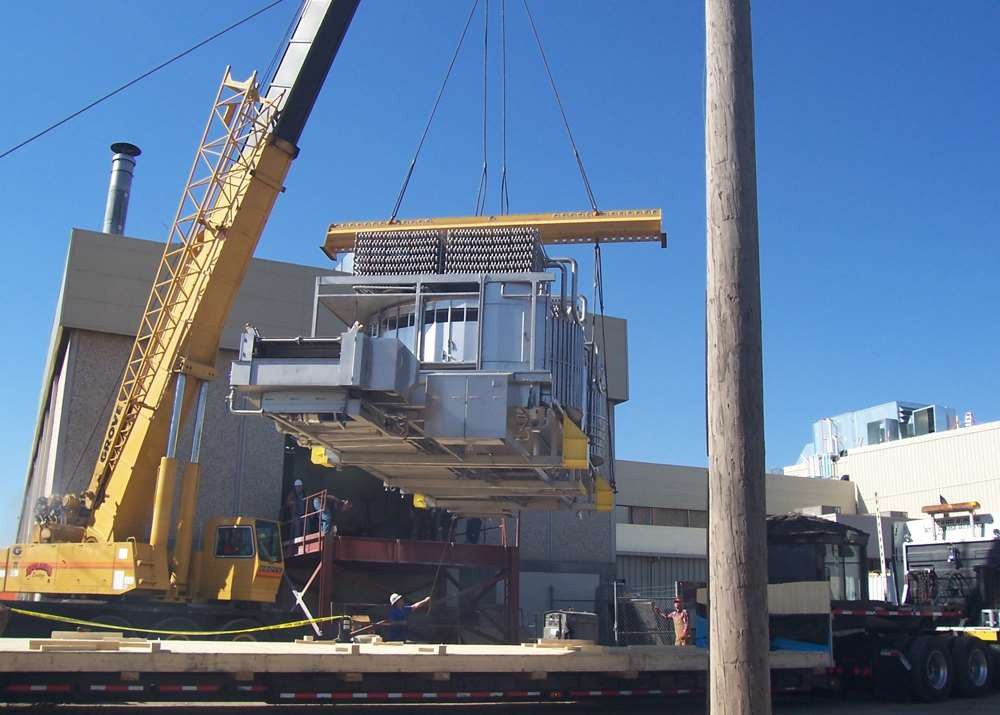 crane moving equipment for install