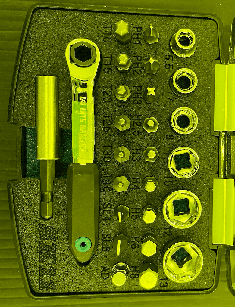 Customized wrench set example of field engineer tools