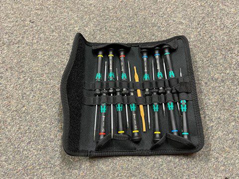 Wera Micro Precision Screwdriver Set to use in toolkit