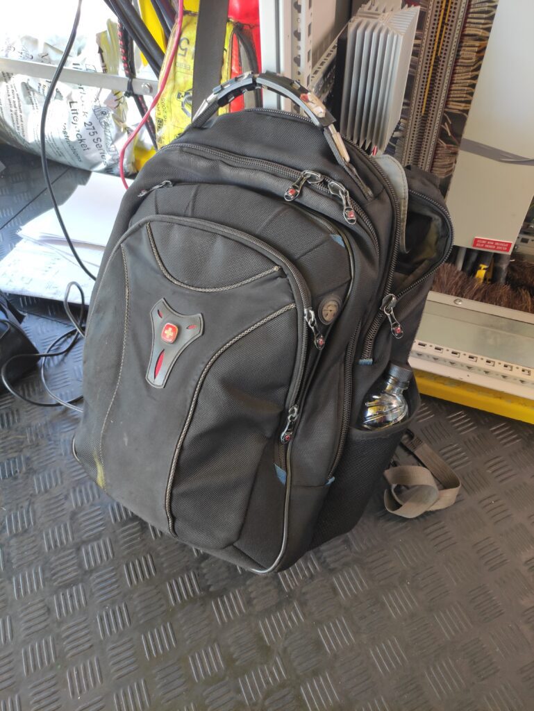 Wenger rucksack to take while working on offshore cranes