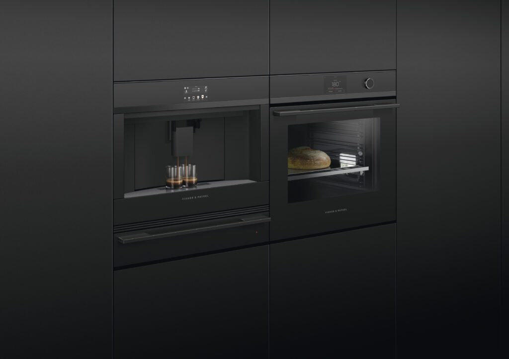 Fisher and Paykel built in coffee machine and oven