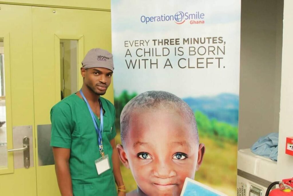 Clement Nana Yaw Adjei Appiah Anokye Operation Smile volunteer
