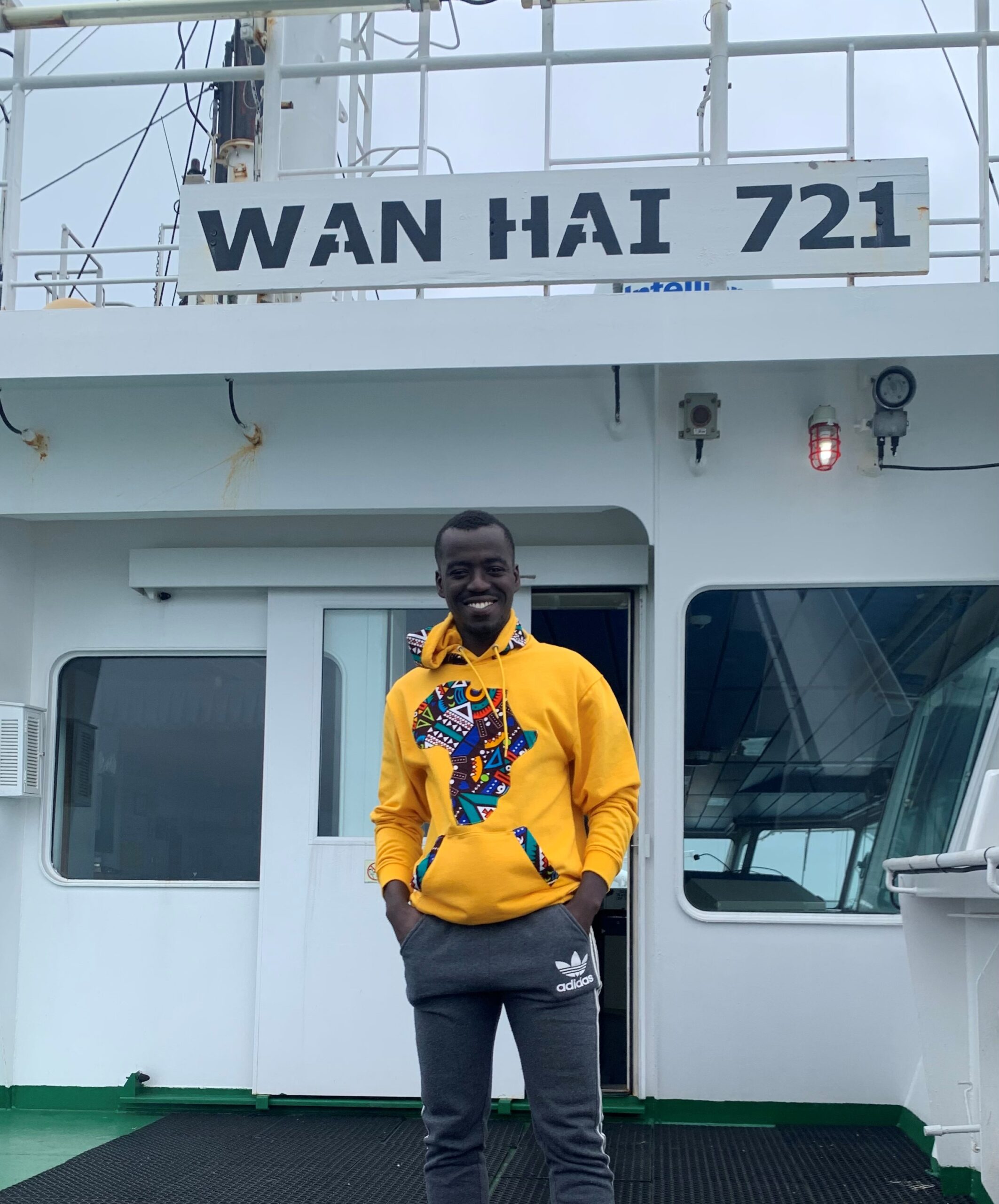Kwadwo Marfo Marine Engineer on ship