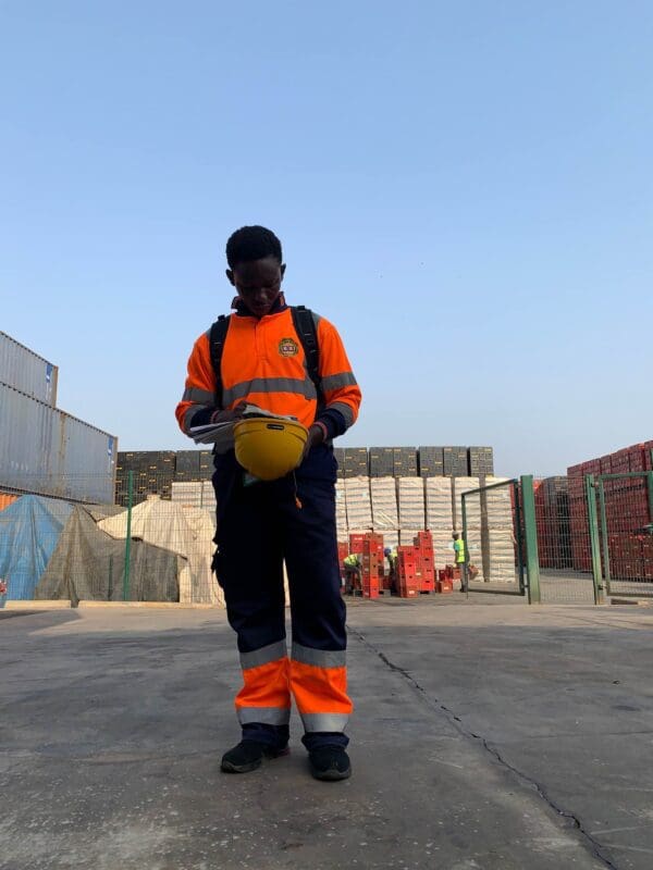 Marc Yvan Wabo Fotso Automation engineer  at work in PPE
