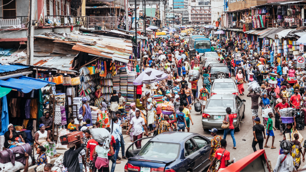 Nigeria city market