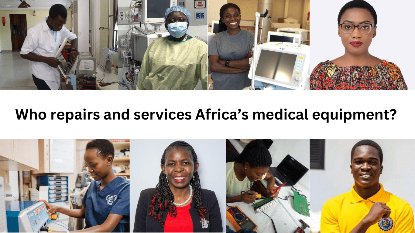 Who repairs and services Africa’s medical equipment