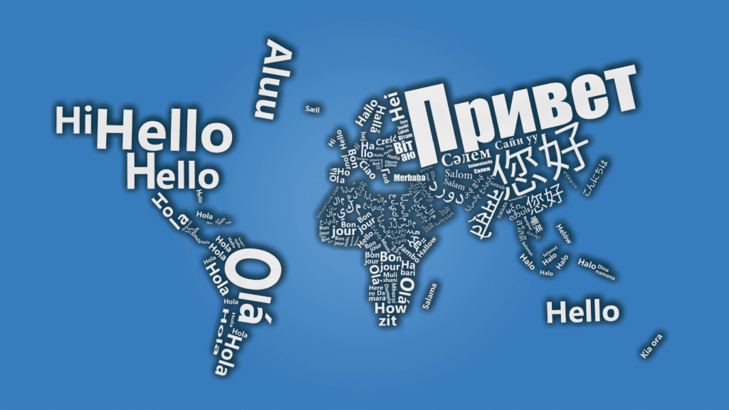 image of hello in different languages