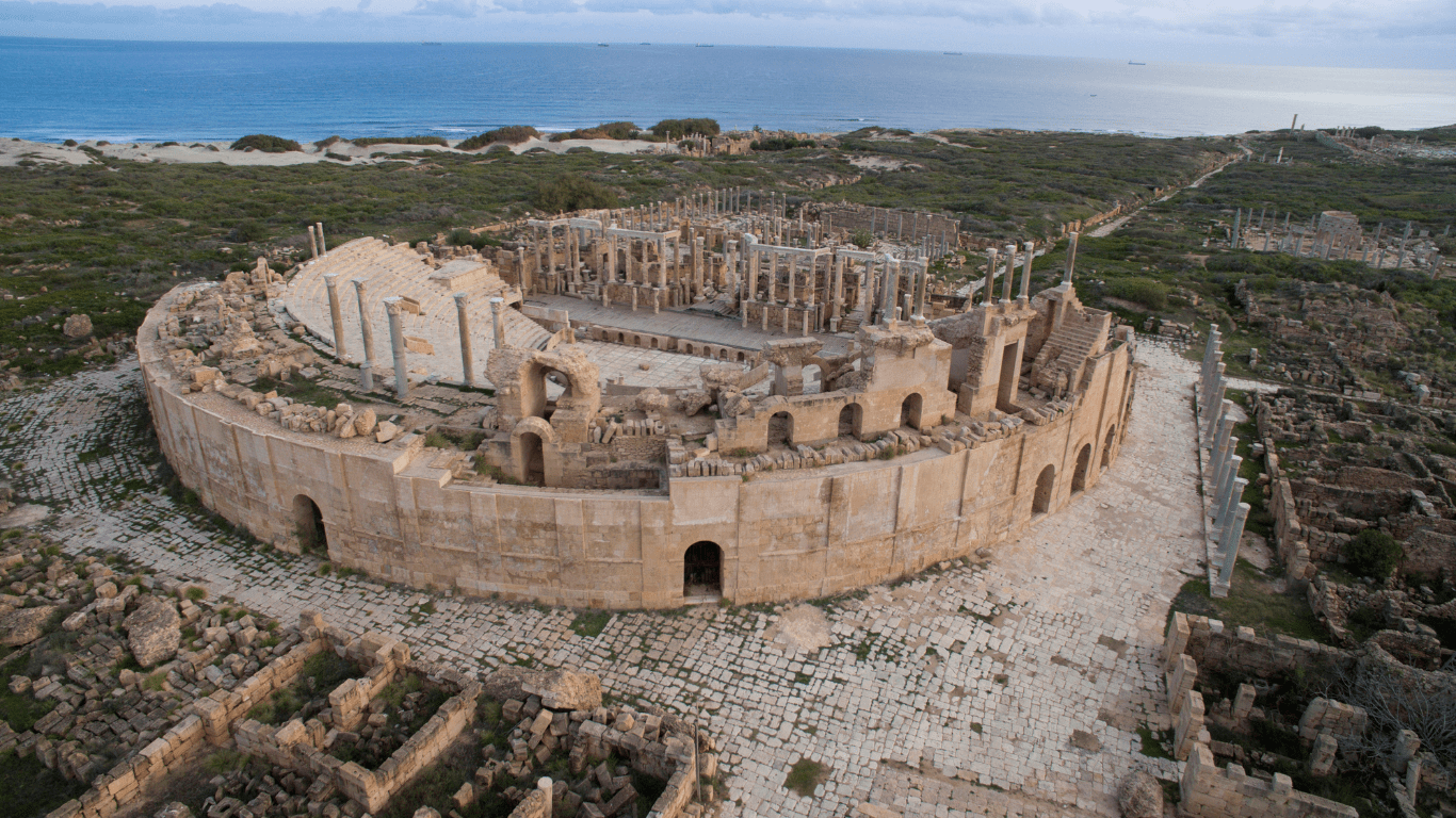 leptis magna theatre libya