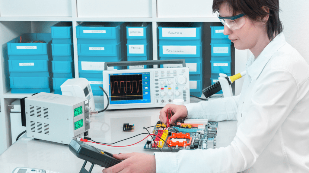 testing electronic equipment in the life science research industry