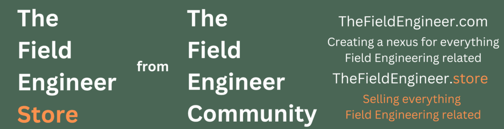The Field Engineer Store Header