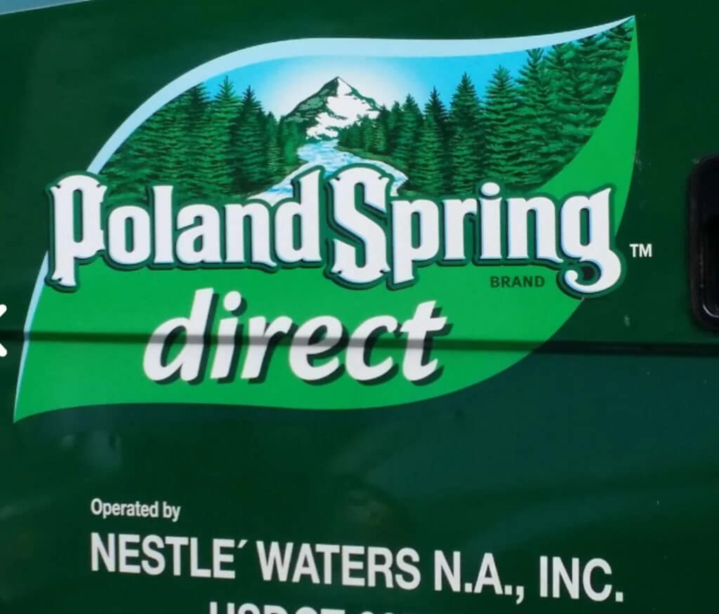 Nestle Waters logo for Poland Spring direct