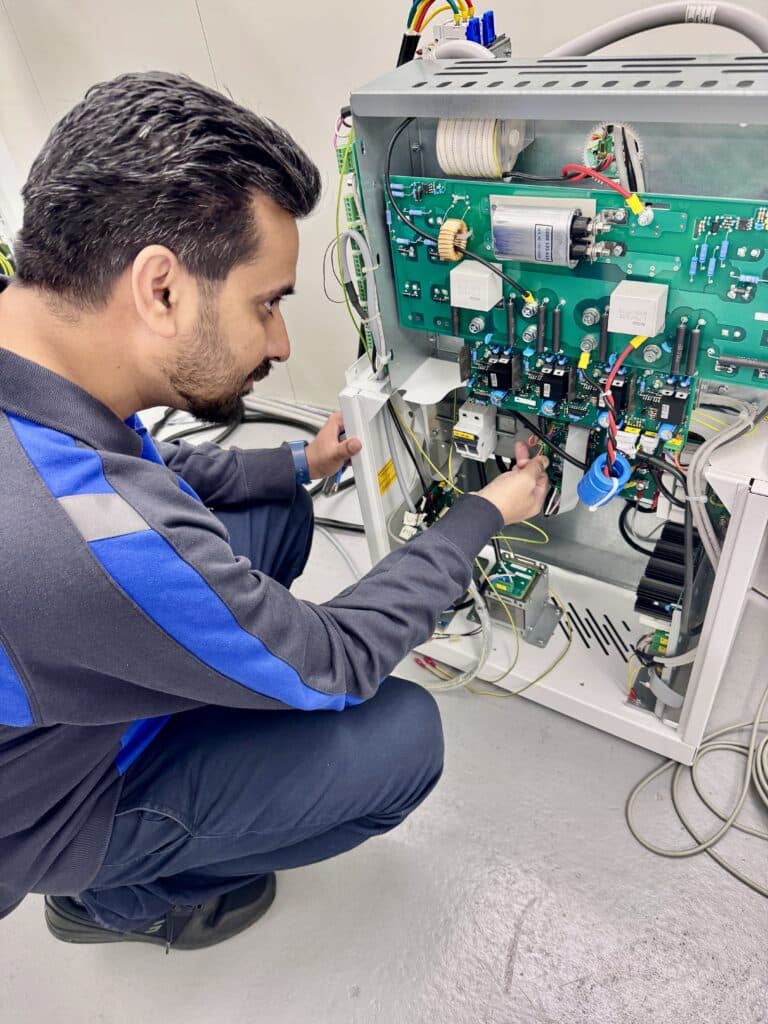 Varun Sharma working on medical device and considering radiation safety