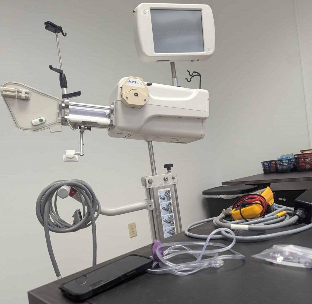 Healthcare equipment at workbench