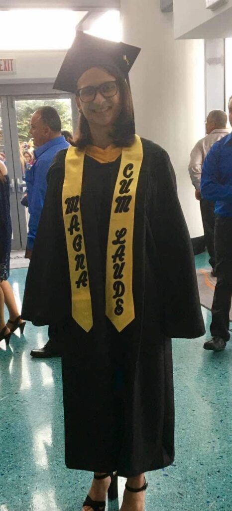 Yvette Ocasio Medical Laboratory Scientist at graduation