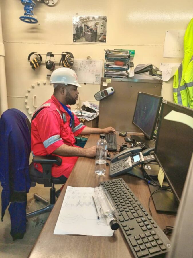Ekele John Electrical and Electronics Engineer in an Electrical Workshop