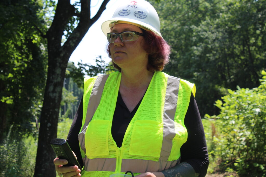 Robin Deal Chem Aqua at work in PPE managing wastewater