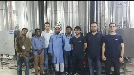 Sajib Nandy Electrical and Automation Engineer With erection and commissioning team for Milk processing plant in Akij plant