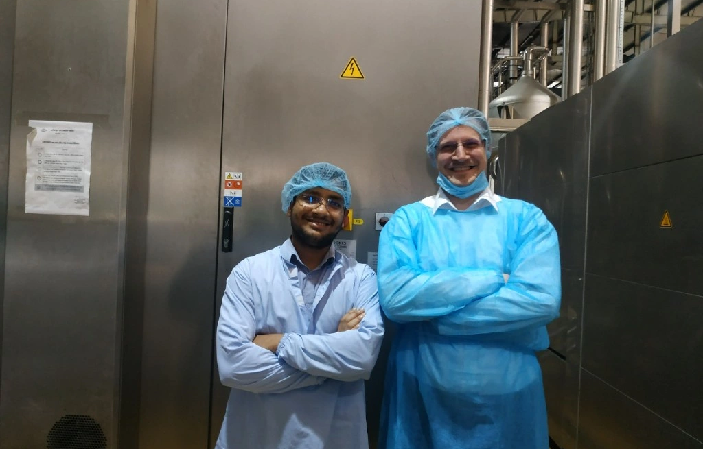 Sajib Nandy Electrical and Automation Engineer with the Aspectic Juice Plant Trainer from Krones