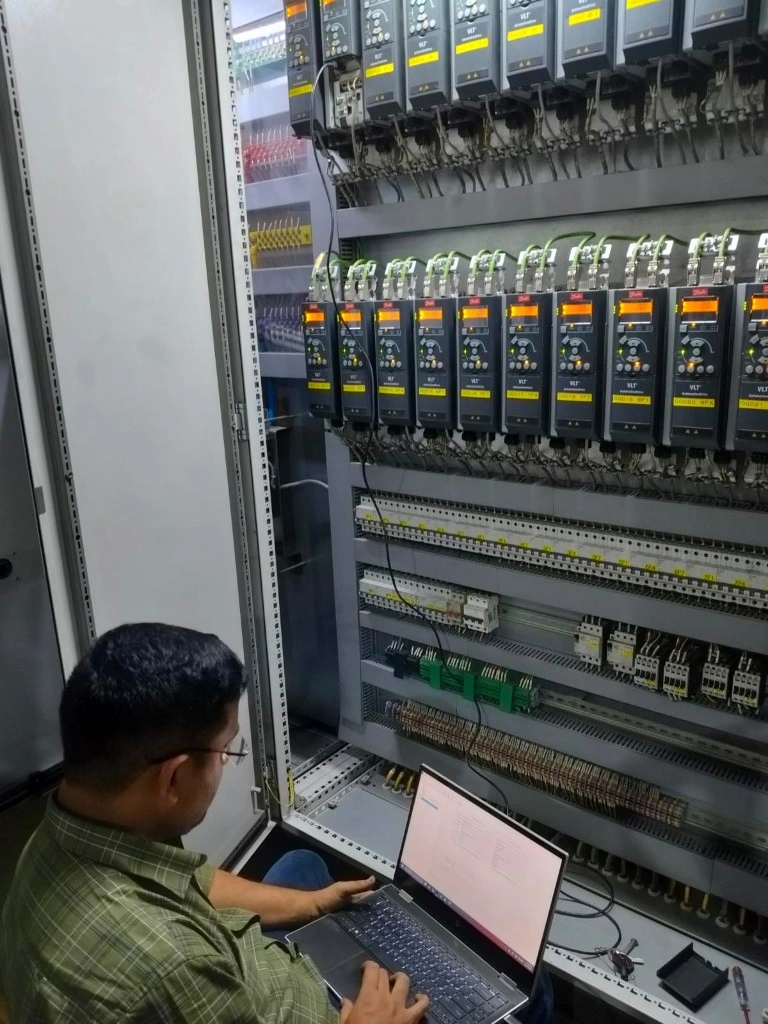 Taking parameters from VFD using automation software as an Electrical and Automation Engineer