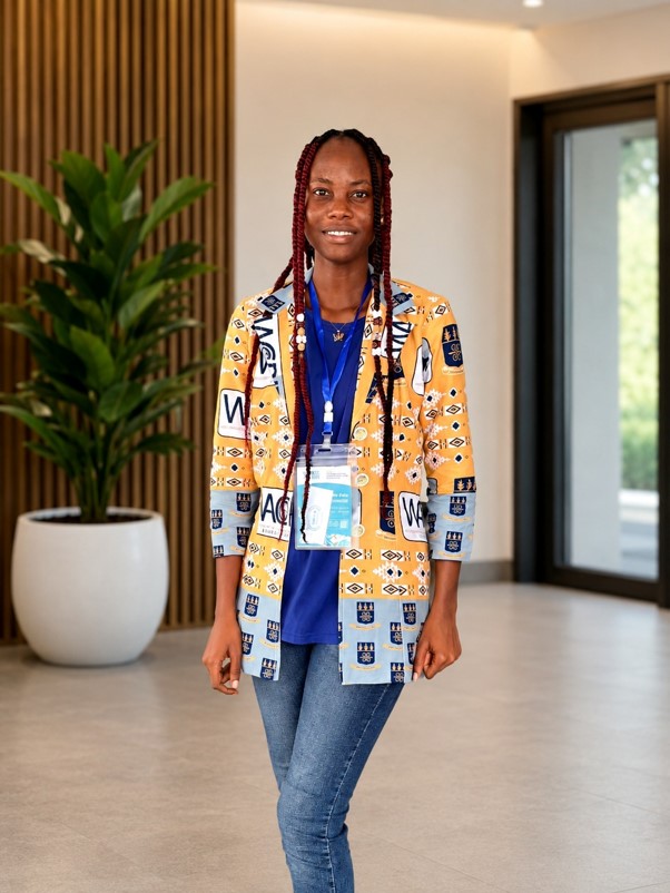 Ethel Nyamador at graduation Biomedical Engineer in Ghana